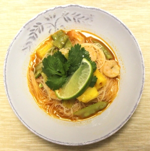Coconut Rice Noodles with Shrimp and Pineapple2